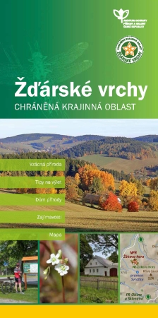 Titulní strana Brožury CHKO Žďárské vrchy.